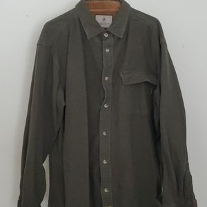 Olive Green Flannel